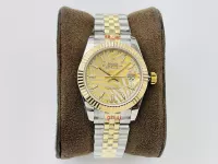 Rolex Datejust 36mm Gold Palm Motif Dial 126233 - view 3