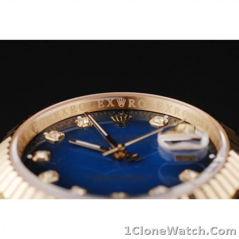 Superclone Rolex Datejust 36mm Blue Dial SRL71 - detail