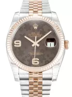 Rolex Datejust 36mm Chocolate Floral Dial 116231 - view 1