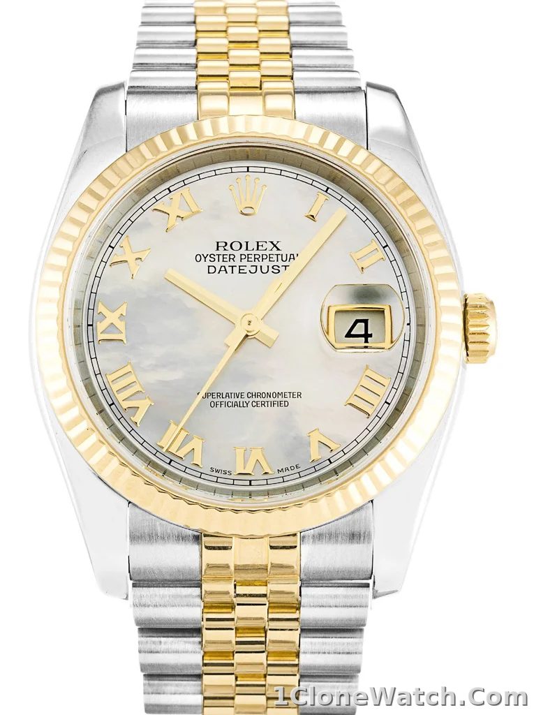 Rolex Datejust 36mm Mother of Pearl   White Dial 116233