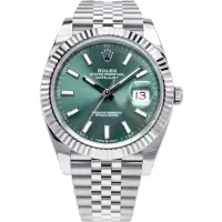 Rolex Datejust 41mm Green Dial 126334 Jubilee - view 1