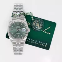 Rolex Datejust 41mm Green Dial 126334 Jubilee - view 9