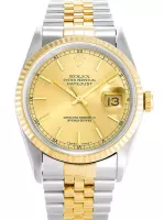 Rolex Datejust 36mm Gold Dial 16233 - view 1