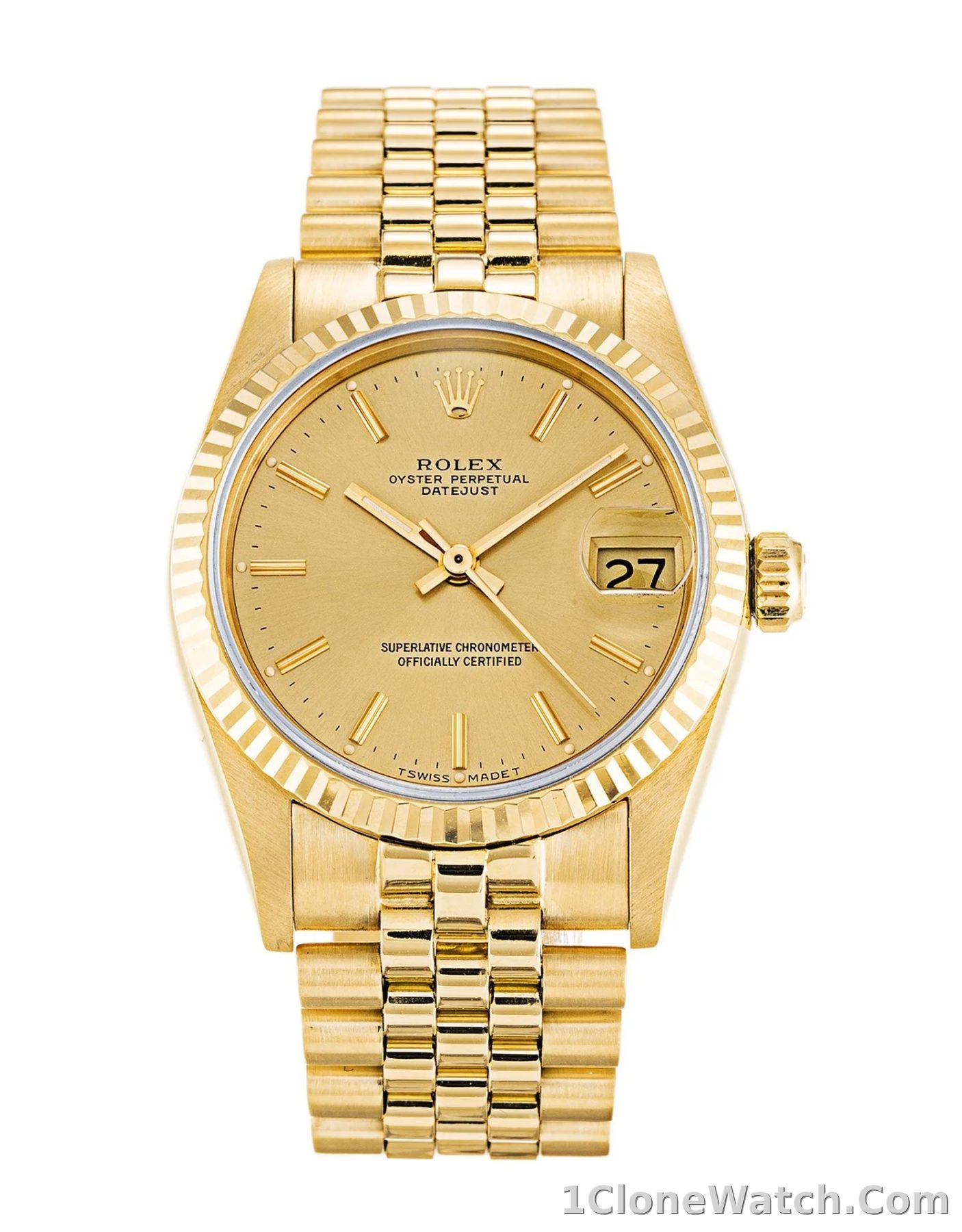 Rolex Datejust Mid-Size 31mm Champagne Dial 68278