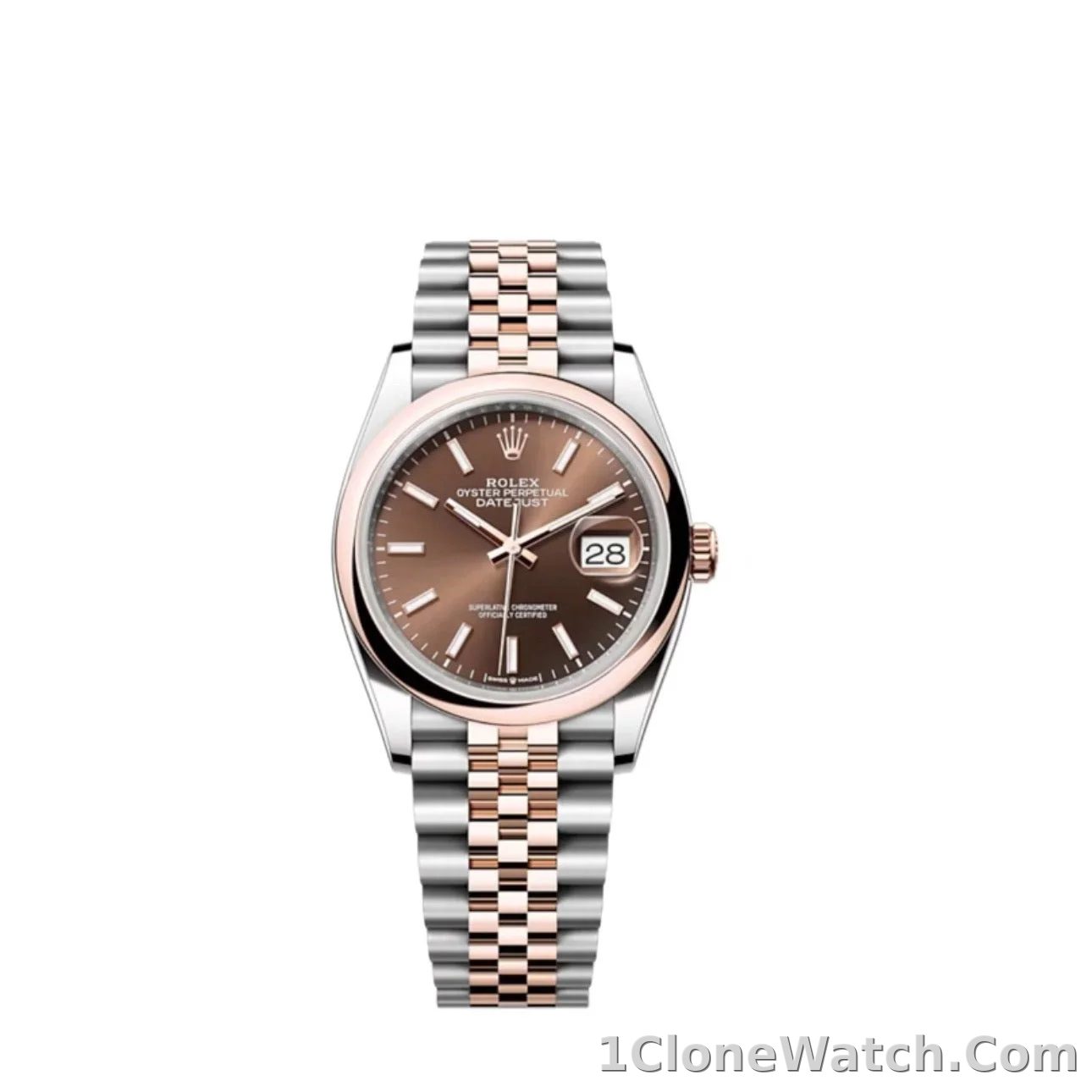 Superclone Rolex Datejust 36 mm Chocolate Dial 126201