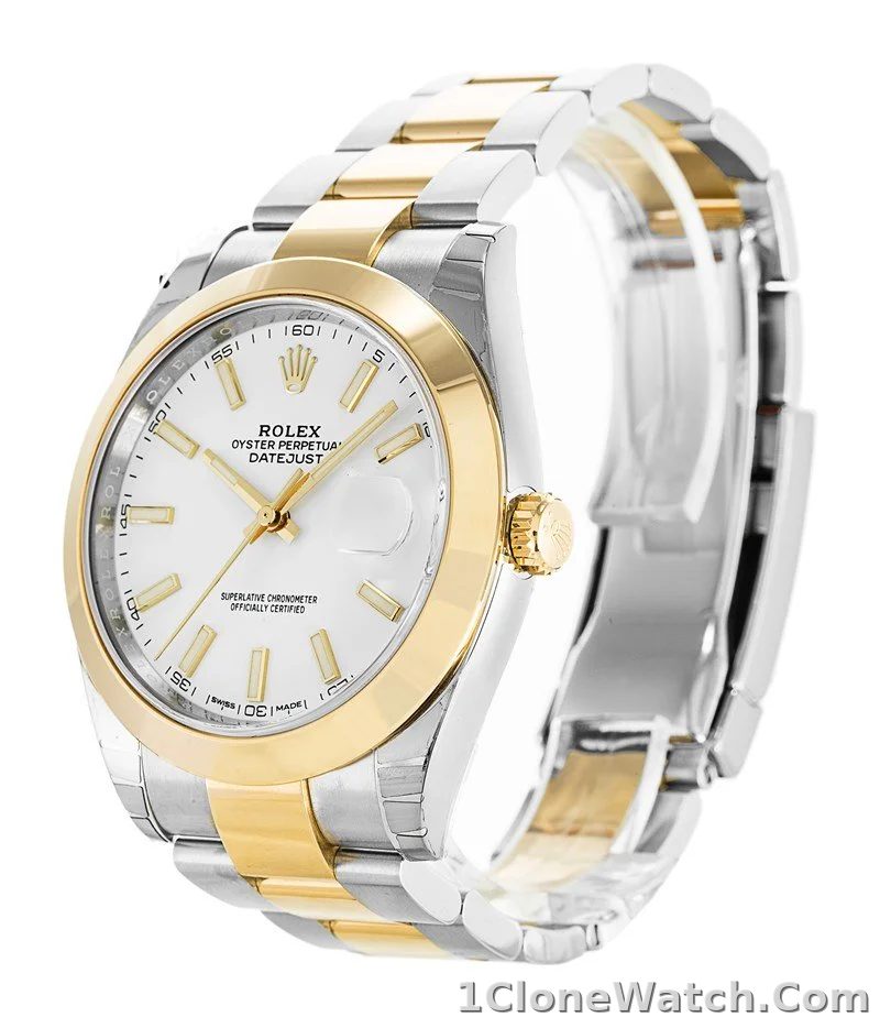 Rolex Datejust II 41mm White Dial 126303 - detail