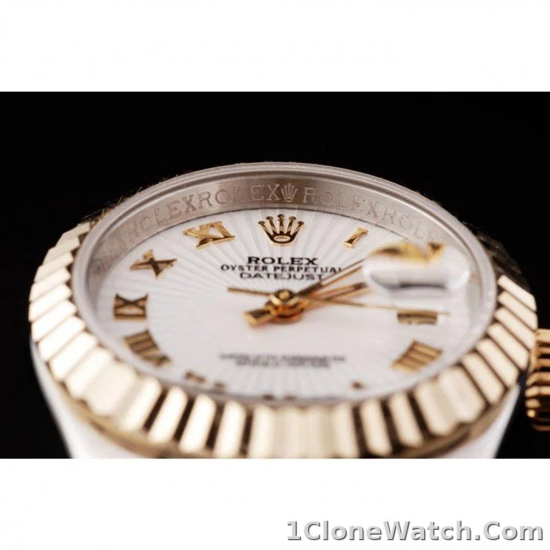 Superclone Rolex Datejust 26mm White Dial SRL104 - detail