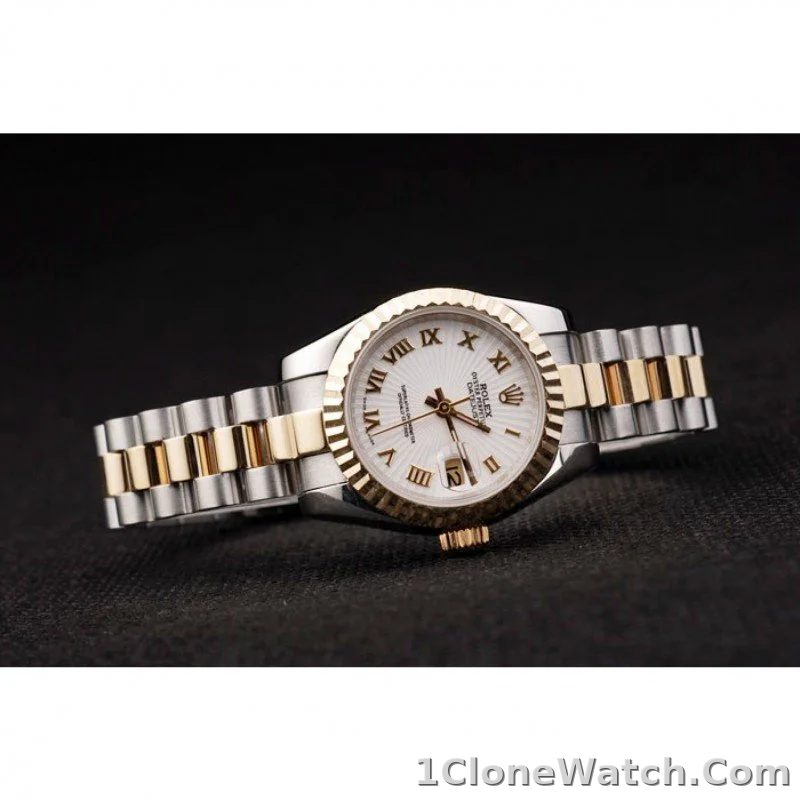 Superclone Rolex Datejust 26mm White Dial SRL104 - detail