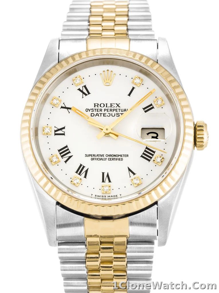 Rolex Datejust 36mm White Dial 16233
