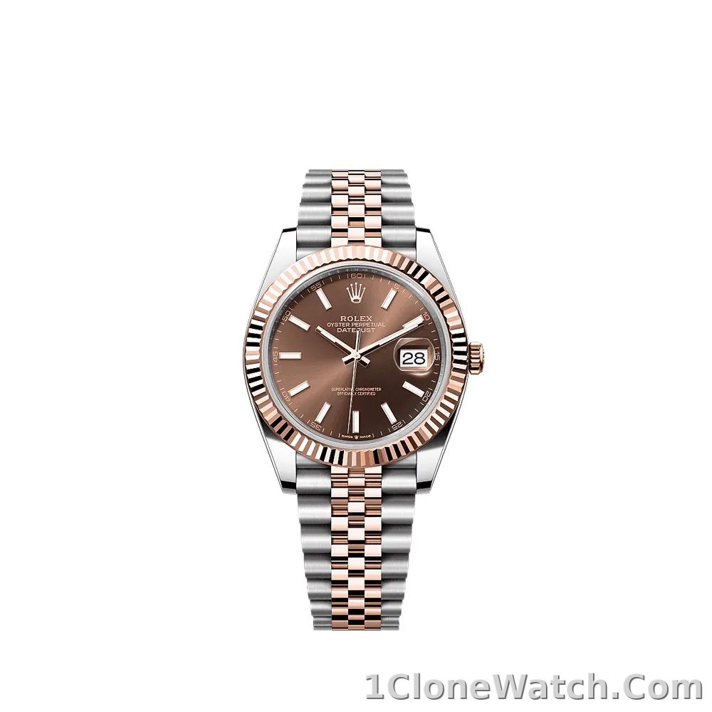 Superclone Rolex Datejust 41 mm Chocolate Dial 126331 Jubilee