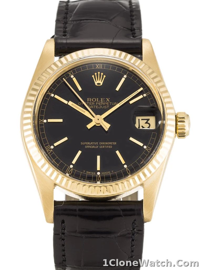 Rolex Datejust Mid-Size 31mm Black Dial 6827