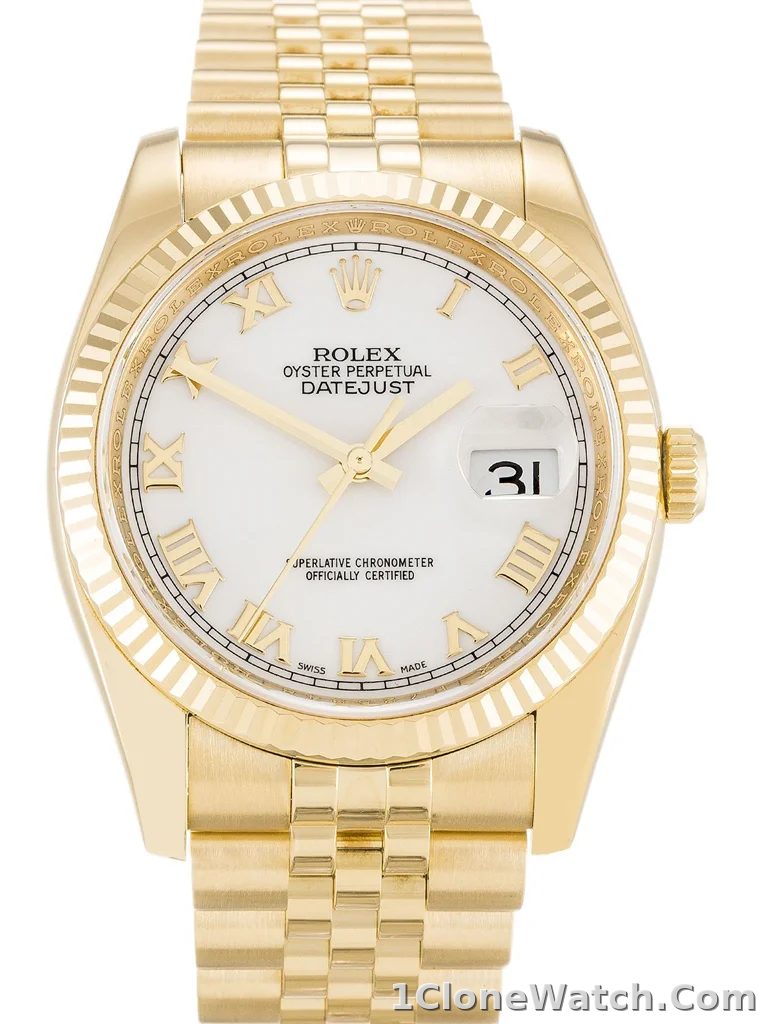 Rolex Datejust 36mm White Dial 116238