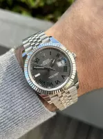 Superclone Rolex Datejust 41mm Rhodium Dial 126334  Wimbledon  Flutted / Jubilee - view 11