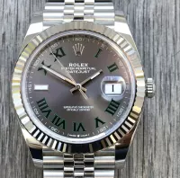 Superclone Rolex Datejust 41mm Rhodium Dial 126334  Wimbledon  Flutted / Jubilee - view 12