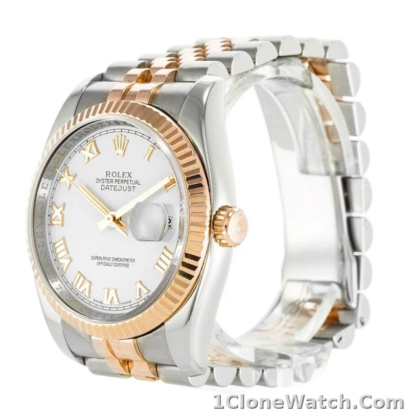 Rolex Datejust 36mm White Dial 116231 - detail
