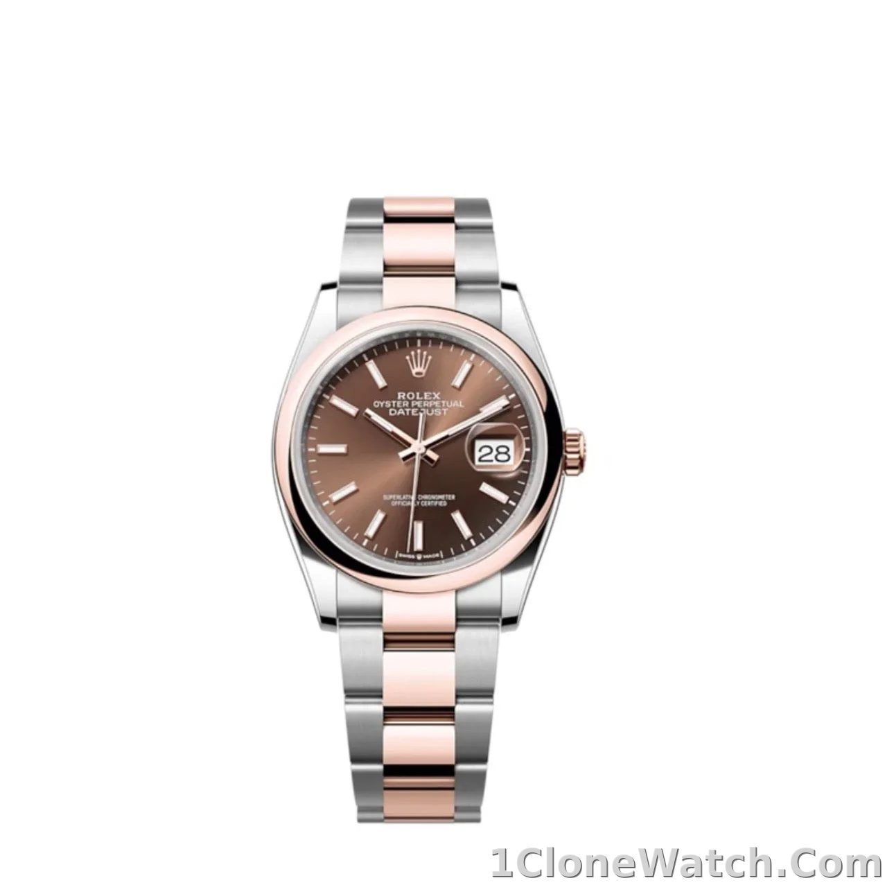Superclone Rolex Datejust 36 mm Chocolate Dial 126201