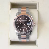 Superclone Rolex Datejust 36 mm Chocolate Dial 126231 Oyster - view 4
