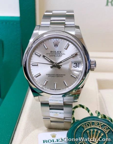 Superclone Rolex Datejust 31mm Silver Dial 278240 - detail