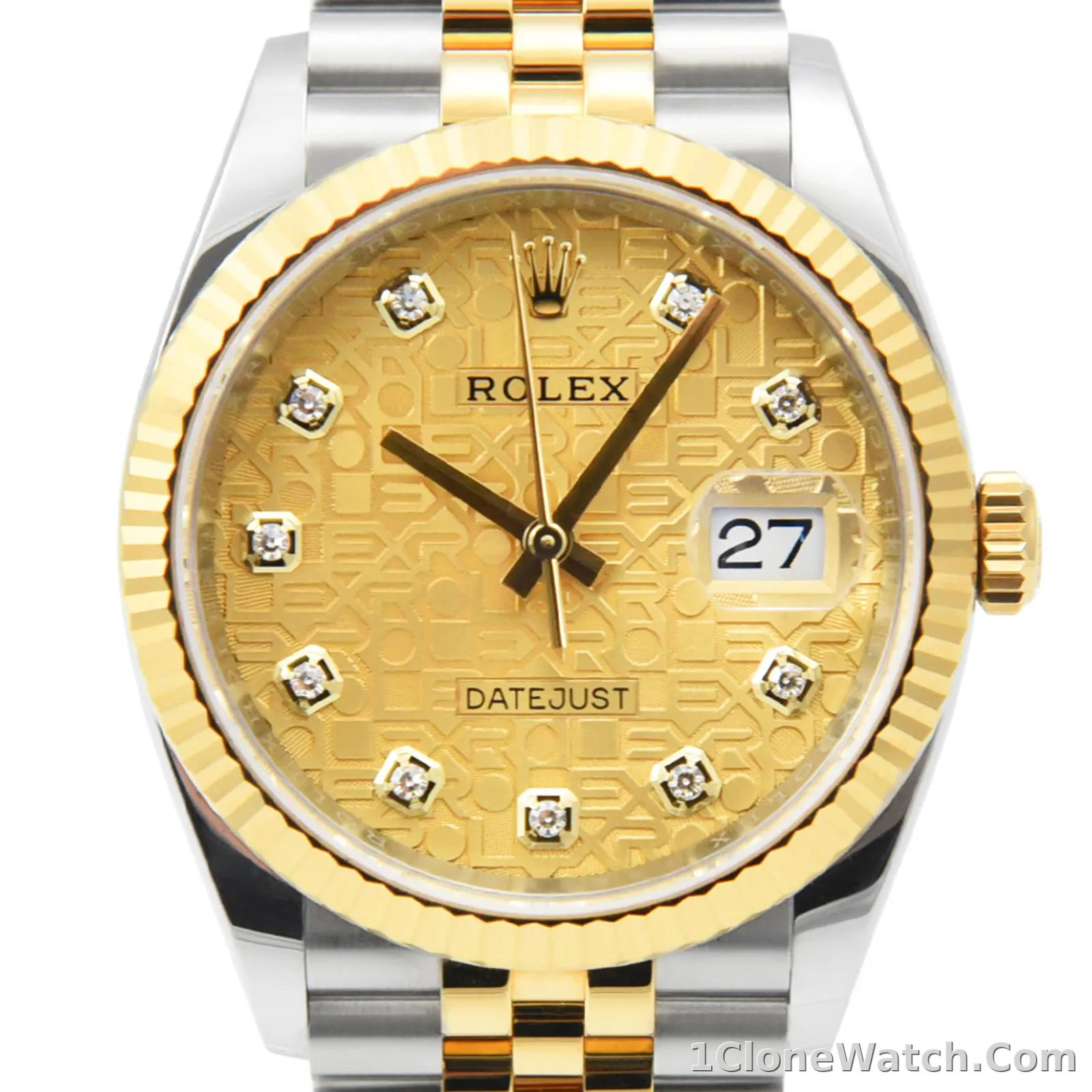 Superclone Rolex Datejust 36mm Jubilee Dial 126233 - detail