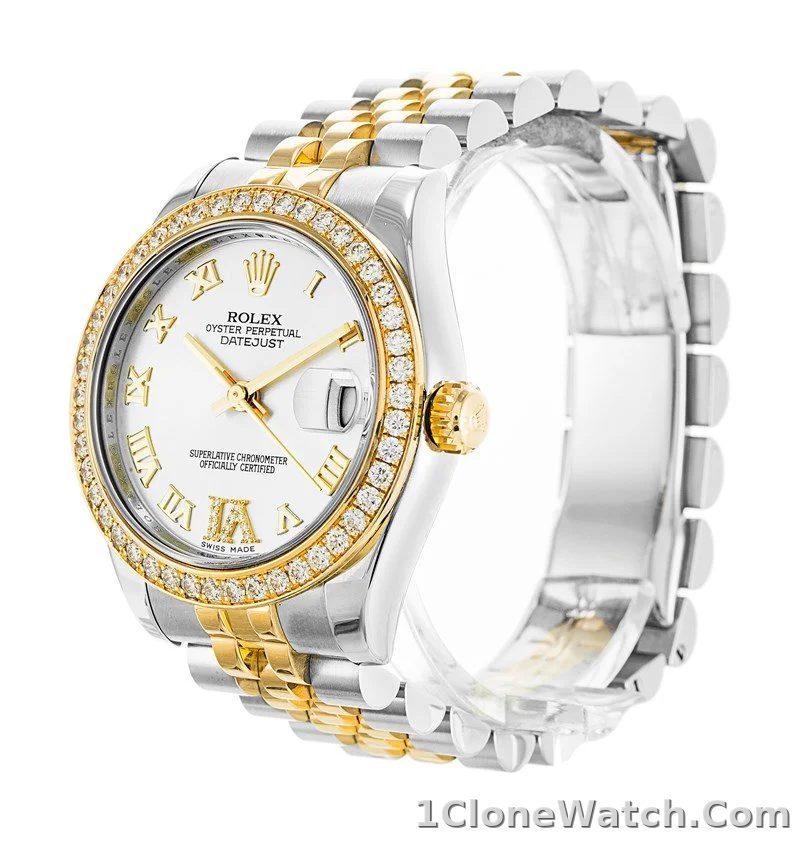 Rolex Datejust 31mm White Dial 178383 - detail