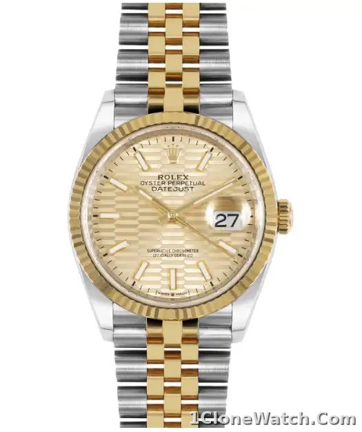 Rolex Datejust 126333 41mm Golden (Jubilee) - detail