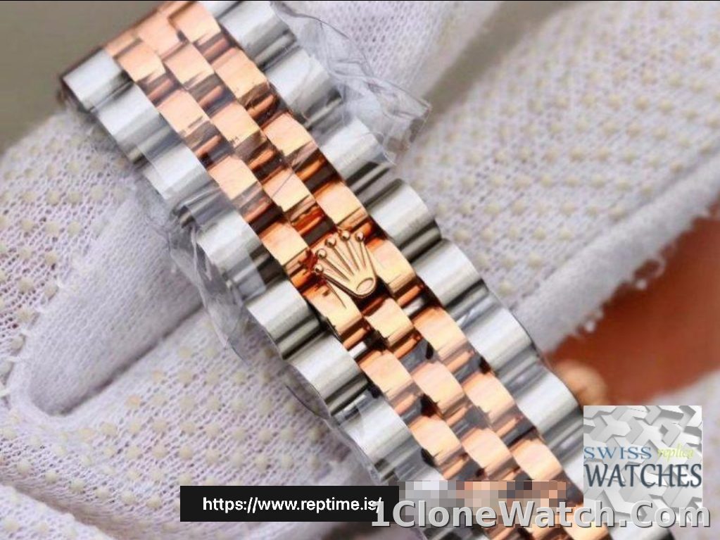 ROLEX DATEJUST BLACK DIAL STAINLESS STEEL 36MM SWISS REPLICA 126201.1 - detail