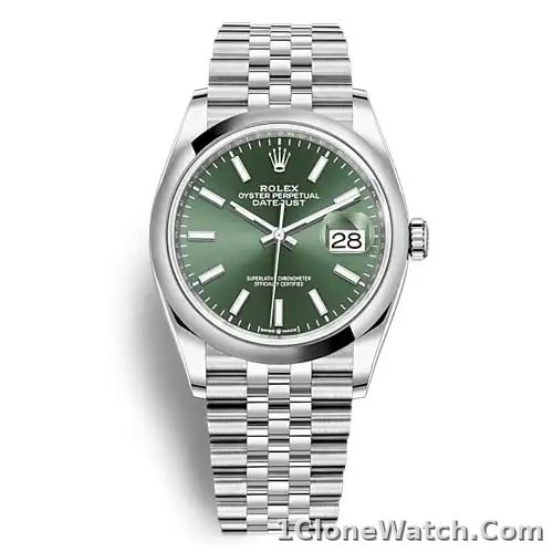 Rolex Datejust 126200 36mm Mint green