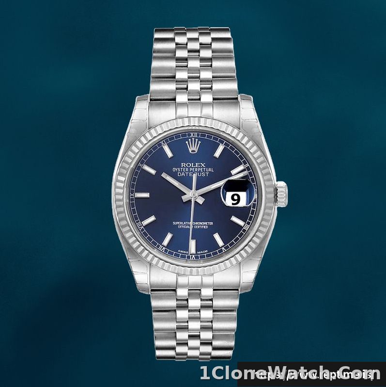 Rolex Datejust 116234BLSJ Men’s 36mm Watch Silver-tone - detail