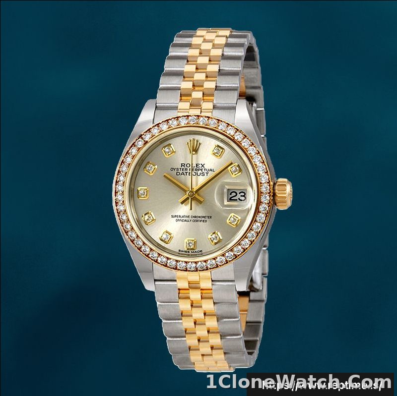 Rolex Datejust 28mm Ladies m279383rbr-0007 Watch Automatic - detail