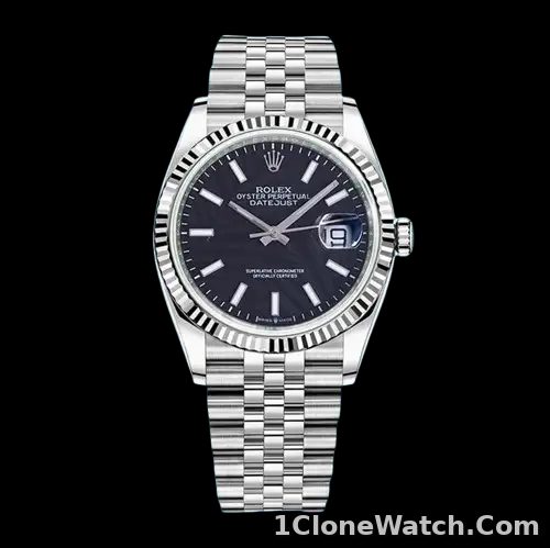 Rolex Datejust 126234 Men’s 41mm Black Palm Motif Dial Swiss Replica Watch