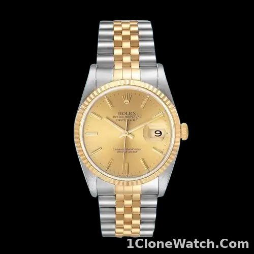 Rolex Datejust Men’s 16233CSJ 36mm Watch Silver-tone