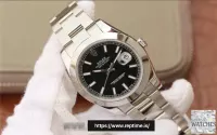 ROLEX DATEJUST BLACK DIAL STAINLESS STEEL 41MM SWISS REPLICA m126300.0011 - view 4