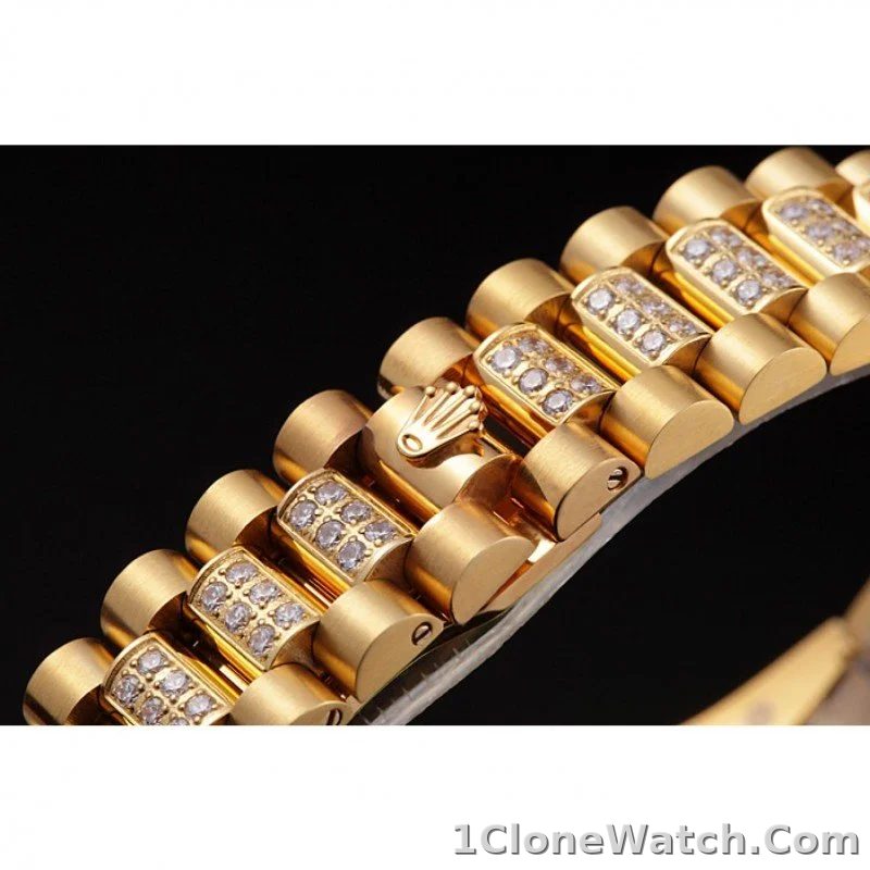 Superclone Rolex Day-Date 37mm Diamond Dial 621614 - detail