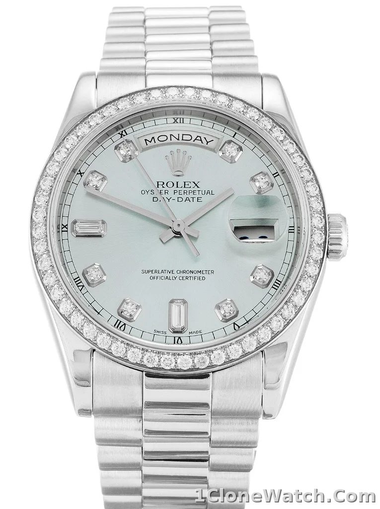 Rolex Day-Date 36mm Blue Dial 118346