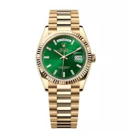 Rolex Day-Date II 36mm Green Dial 128238 - view 1