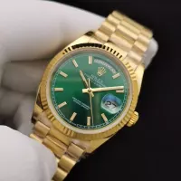 Rolex Day-Date II 36mm Green Dial 128238 - view 5