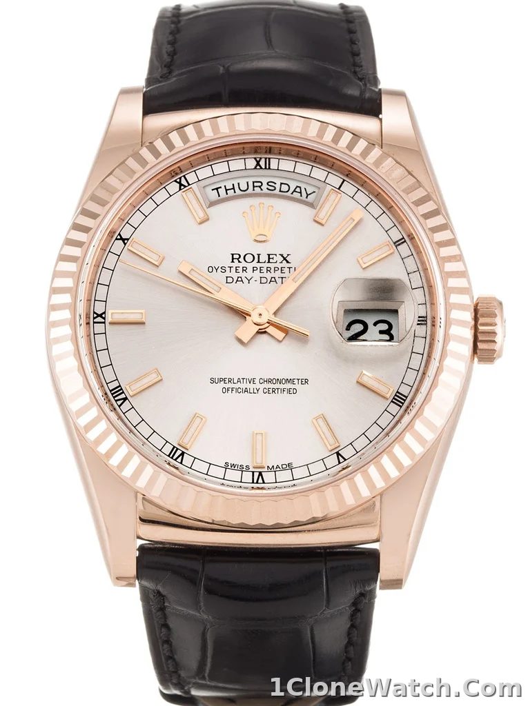 Rolex Day-Date 36mm Silver Dial 118135