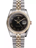 Superclone Rolex Day-Date 36mm Black Dial SRL78 - view 1