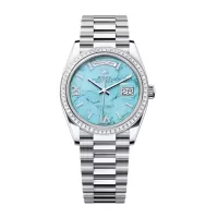 Superclone Rolex Day-Date 36 mm Turquoise Dial 128396TBR - view 1
