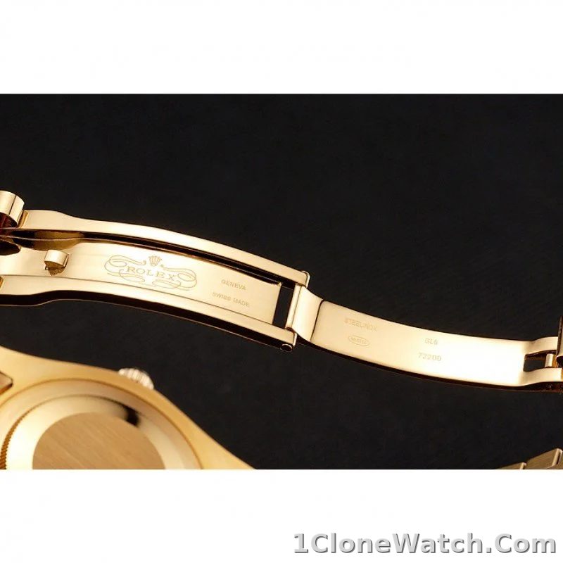 Superclone Rolex Day-Date 36mm Black Dial 1454101 - detail