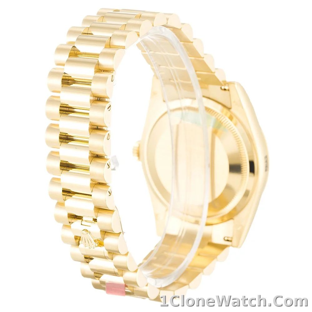 Rolex Day-Date 36mm Gold Dial 118238 - detail