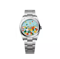 Superclone Rolex Day-Date 36 mm Turquoise Dial 126000 - view 1
