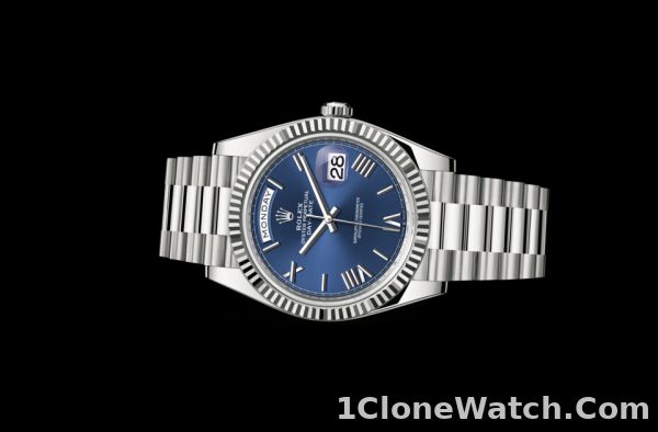 Rolex Day-Date 40 Oyster 40 mm white gold 228239 - detail