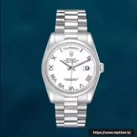 Rolex Day-Date 36mm 118206-0041 Men’s White Dial - view 3