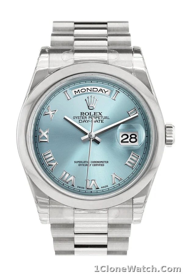 Rolex Day-Date 228396 Men’s 40mm Silver-tone Automatic