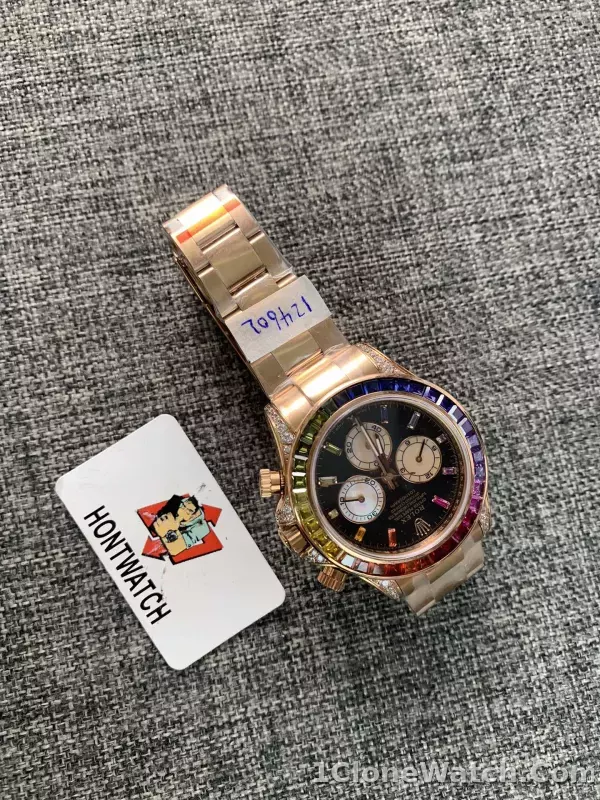 Rolex Cosmograph Daytona Rainbow 116595RBOW - detail