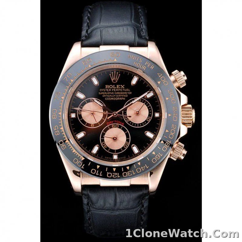Rolex Daytona 39mm Black Dial REP016831 - detail