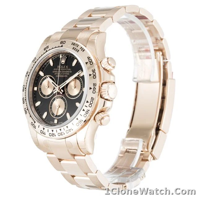 Rolex Daytona 40mm Black Dial 116505 - detail