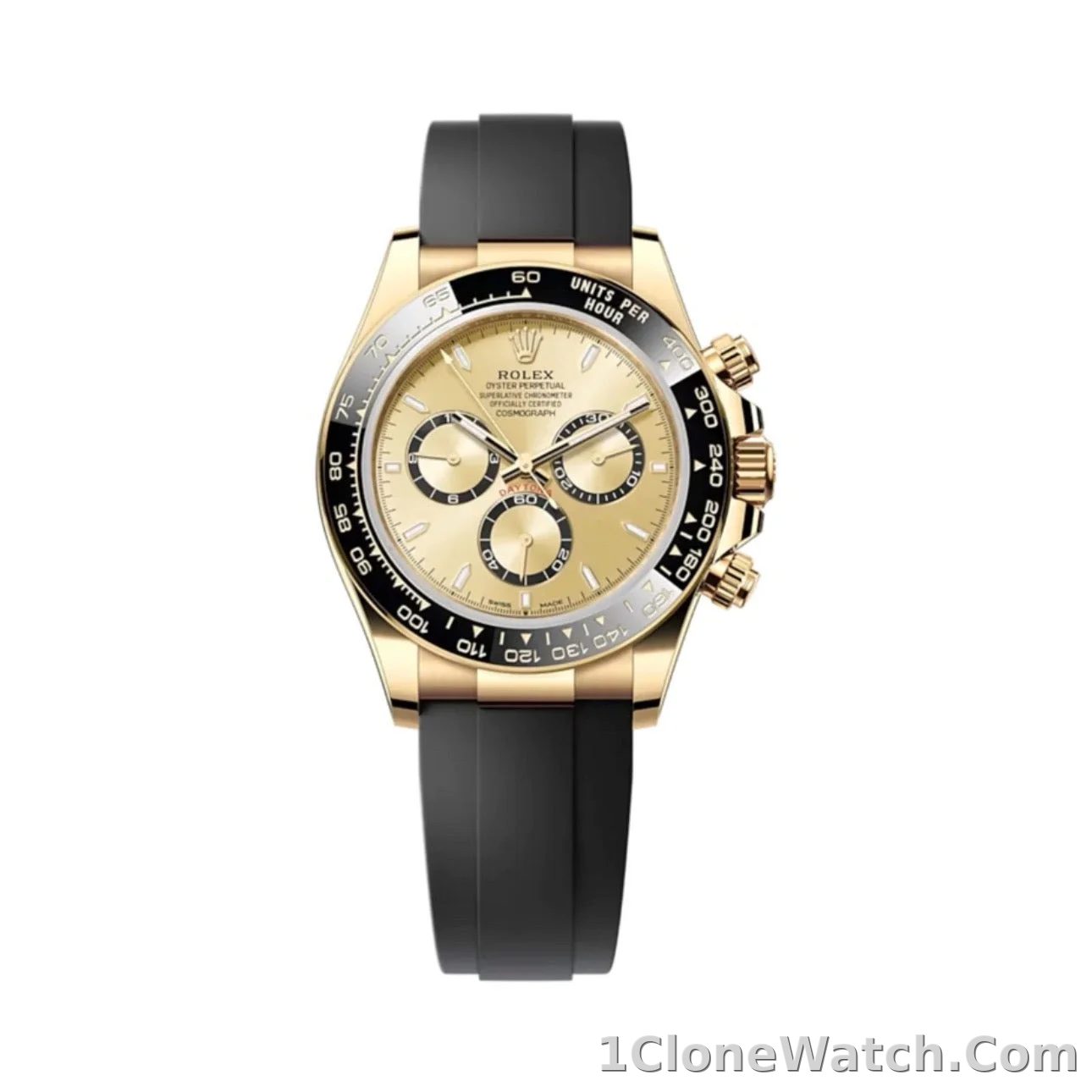 Superclone Rolex Daytona 40 mm Golden Dial 126518LN