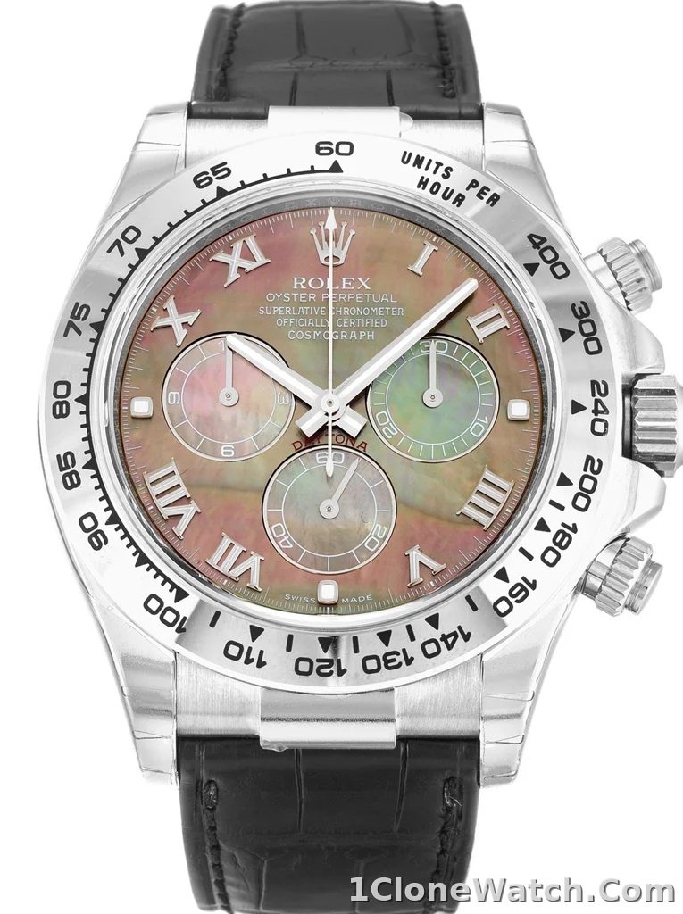 Rolex Daytona 40mm Mother of Pearl   Black Dial 116519